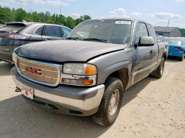 2GTEK19T0X1552292 - 1999 GMC NEW SIERRA GRAY photo 2