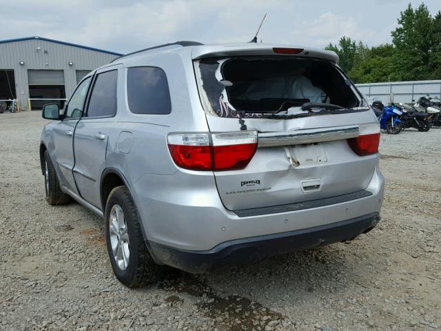 1C4RDHDG9CC216787 - 2012 DODGE DURANGO CR SILVER photo 3