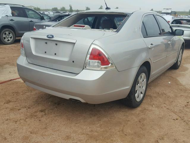 3FAHP06Z18R240924 - 2008 FORD FUSION S SILVER photo 4