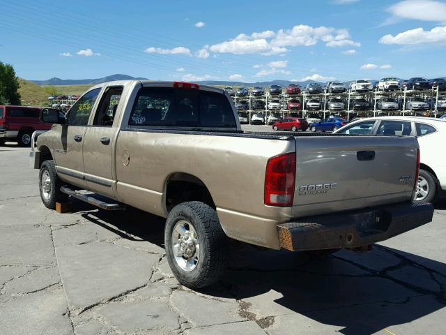 3D7LS38C95G816866 - 2005 DODGE RAM 3500 S GOLD photo 3