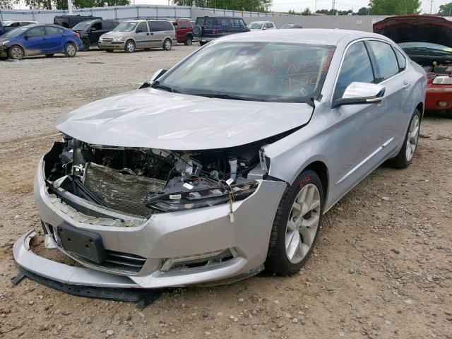 2G1145S38G9159550 - 2016 CHEVROLET IMPALA LTZ SILVER photo 2