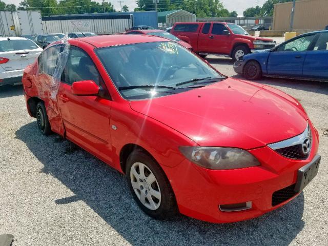 JM1BK12F271668025 - 2007 MAZDA 3 I RED photo 1