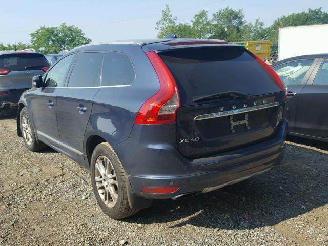 YV440MDK1F2739635 - 2015 VOLVO XC60 T5 BLUE photo 3