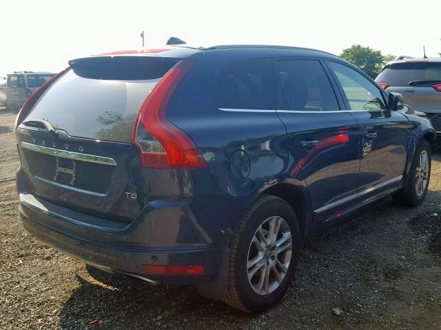 YV440MDK1F2739635 - 2015 VOLVO XC60 T5 BLUE photo 4