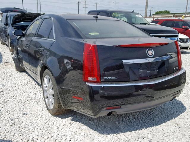 1G6DR57V280158084 - 2008 CADILLAC CTS HI FEA BLACK photo 3