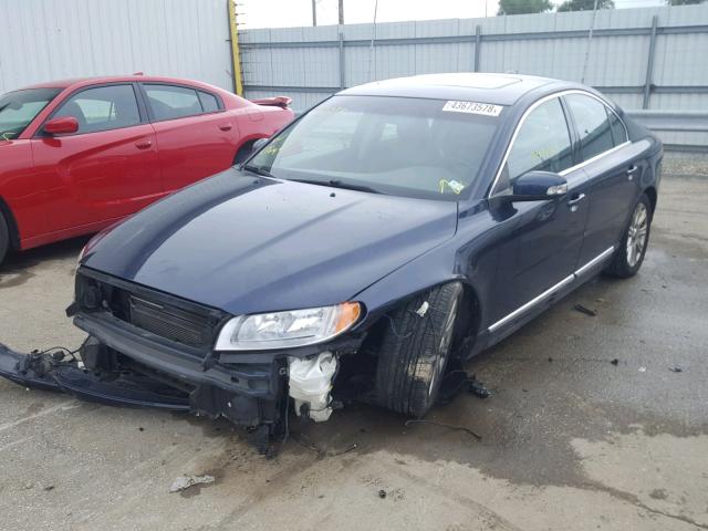 YV1982AS1A1118589 - 2010 VOLVO S80 3.2 BLUE photo 2