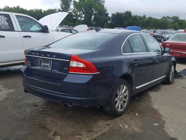 YV1982AS1A1118589 - 2010 VOLVO S80 3.2 BLUE photo 4