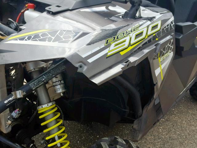 3NSVBE873HH009984 - 2017 POLARIS RZR S 900 GRAY photo 9