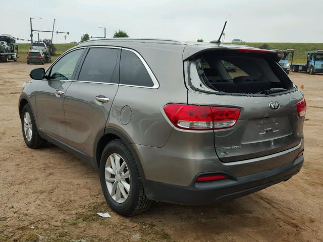 5XYPGDA59HG272581 - 2017 KIA SORENTO LX GRAY photo 3