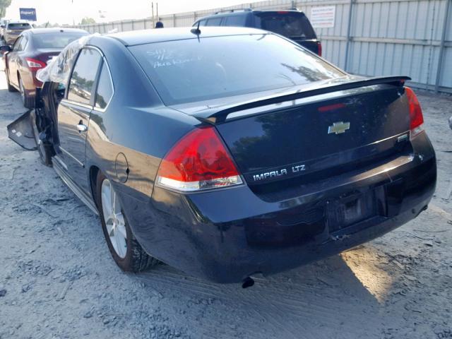 2G1WC5E33C1170436 - 2012 CHEVROLET IMPALA LTZ BLACK photo 3