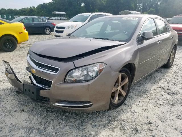 1G1ZC5E09CF256393 - 2012 CHEVROLET MALIBU 1LT 棕色 照片 2