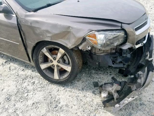 1G1ZC5E09CF256393 - 2012 CHEVROLET MALIBU 1LT 棕色 照片 9