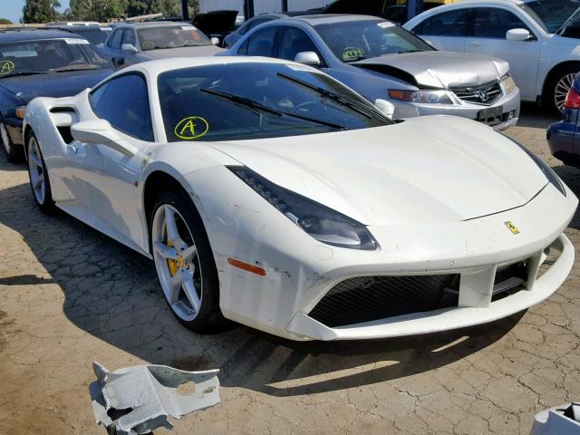 ZFF79ALA6G0214811 - 2016 FERRARI 488 GTB WHITE photo 1