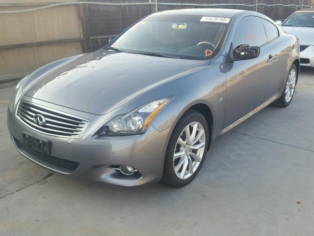 JN1CV6EL5EM131559 - 2014 INFINITI Q60 JOURNE GRAY photo 2