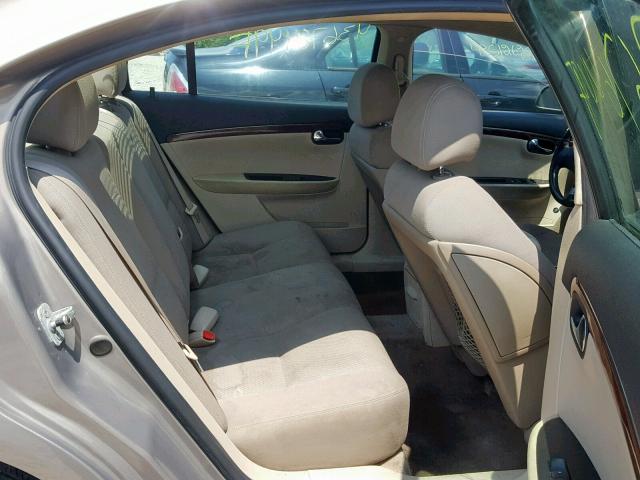 1G8ZS57B68F179198 - 2008 SATURN AURA XE TAN photo 6