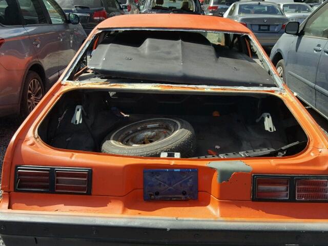 1X27D7T168039 - 1977 CHEVROLET NOVA ORANGE photo 10