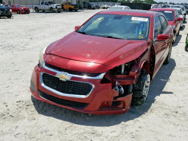 1G11C5SL9EF222436 - 2014 CHEVROLET MALIBU 1LT RED photo 2