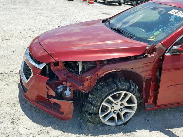 1G11C5SL9EF222436 - 2014 CHEVROLET MALIBU 1LT RED photo 9