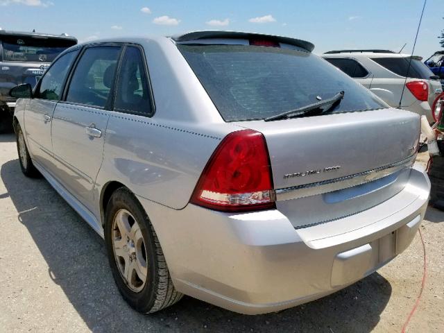 1G1ZU64855F140170 - 2005 CHEVROLET MALIBU MAX 银色 照片 3