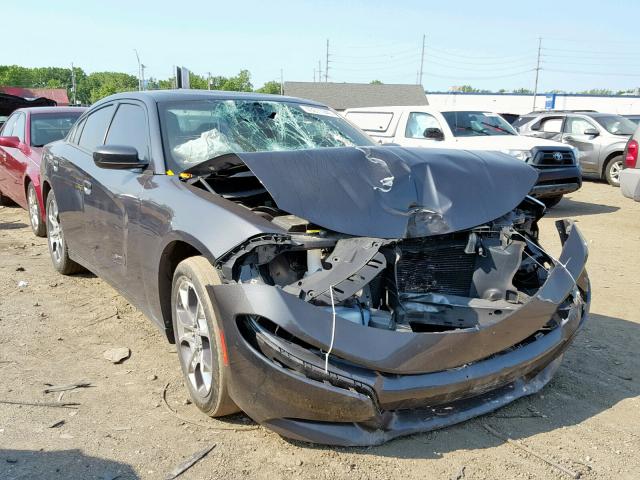 2C3CDXJG3GH216327 - 2016 DODGE CHARGER SX GRAY photo 1