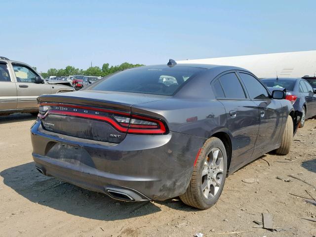 2C3CDXJG3GH216327 - 2016 DODGE CHARGER SX GRAY photo 4