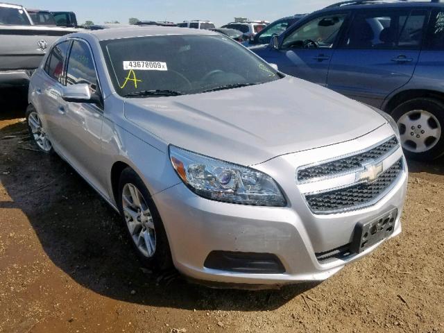 1G11D5RRXDF102067 - 2013 CHEVROLET MALIBU 1LT SILVER photo 1