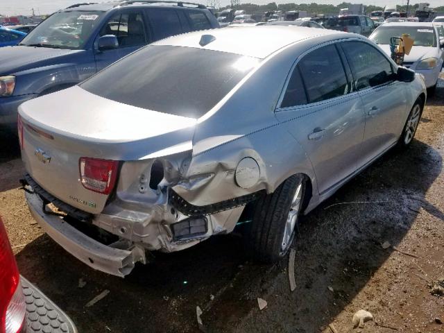 1G11D5RRXDF102067 - 2013 CHEVROLET MALIBU 1LT SILVER photo 4