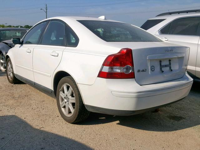 YV1MS390362203049 - 2006 VOLVO S40 2.4I WHITE photo 3