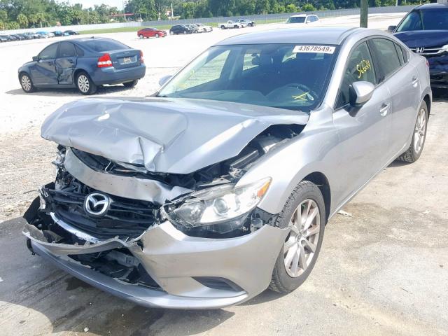 JM1GJ1U62F1167639 - 2015 MAZDA 6 SPORT SILVER photo 2