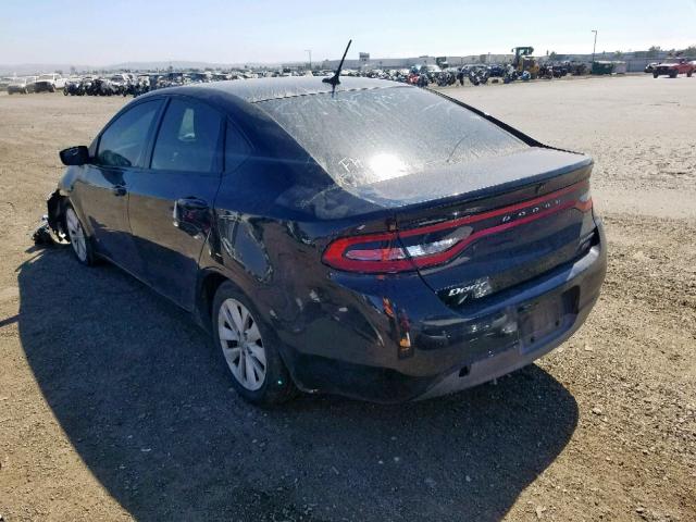 1C3CDFDH2FD302853 - 2015 DODGE DART SE AE BLACK photo 3