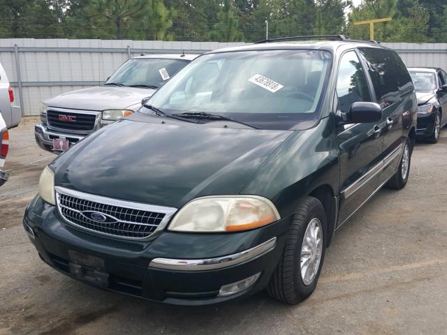 2FMZA5243XBA98978 - 1999 FORD WINDSTAR S GREEN photo 2