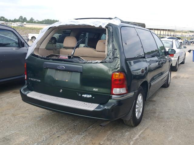 2FMZA5243XBA98978 - 1999 FORD WINDSTAR S GREEN photo 4