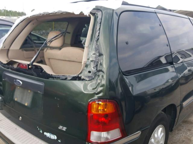 2FMZA5243XBA98978 - 1999 FORD WINDSTAR S GREEN photo 9