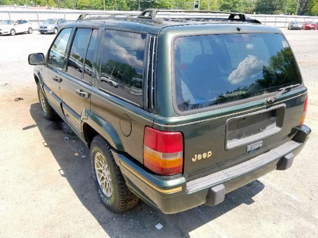 1J4FX78S8SC527428 - 1995 JEEP GRAND CHER GREEN photo 3