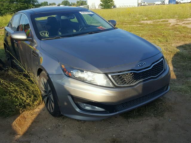 5XXGR4A66CG017922 - 2012 KIA OPTIMA SX GRAY photo 1