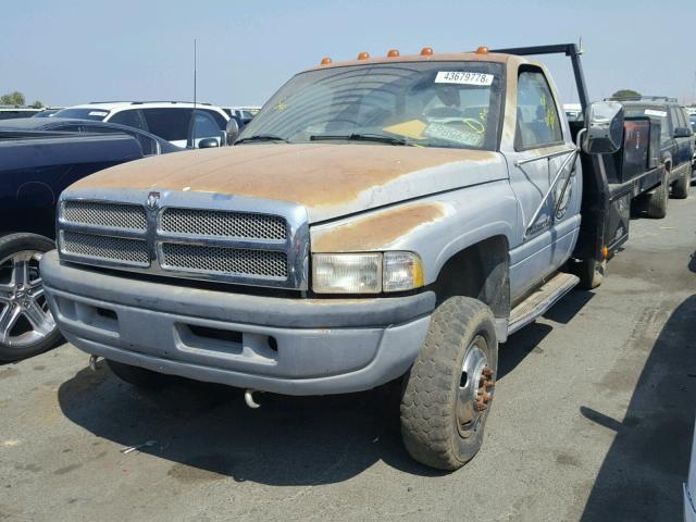 1B6MC36W9TS631798 - 1996 DODGE RAM 3500 GRAY photo 2