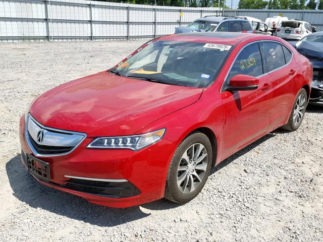19UUB1F5XHA005914 - 2017 ACURA TLX TECH RED photo 2