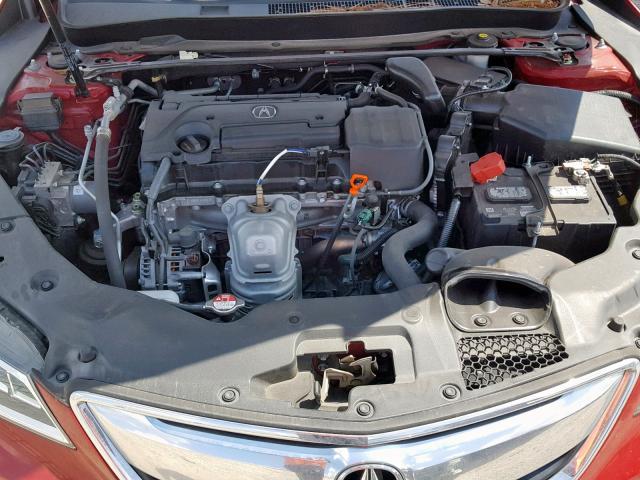 19UUB1F5XHA005914 - 2017 ACURA TLX TECH RED photo 7