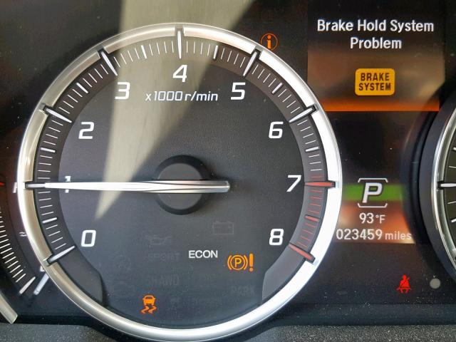 19UUB1F5XHA005914 - 2017 ACURA TLX TECH RED photo 8