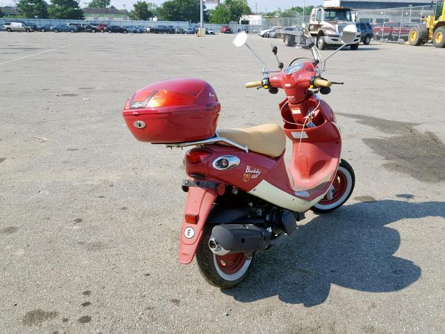 RFVPAC60491004473 - 2009 GENUINE SCOOTER CO. BUDDY 150 RED photo 4