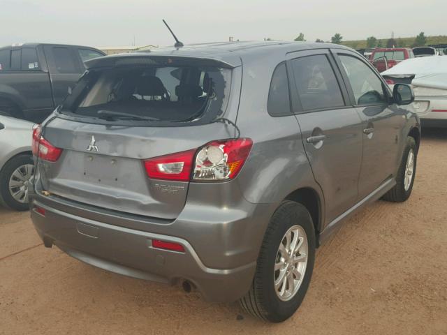 JA4AP3AUXBZ001006 - 2011 MITSUBISHI OUTLANDER SILVER photo 4