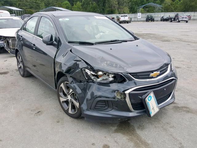 1G1JF5SB8H4140647 - 2017 CHEVROLET SONIC PREM GRAY photo 1