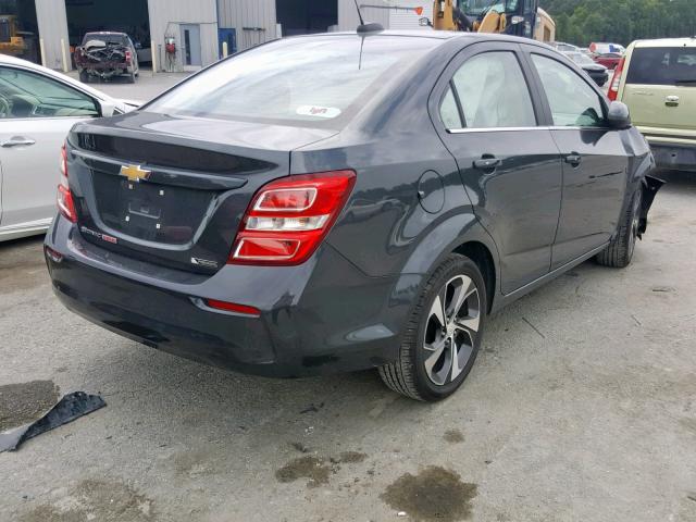 1G1JF5SB8H4140647 - 2017 CHEVROLET SONIC PREM GRAY photo 4