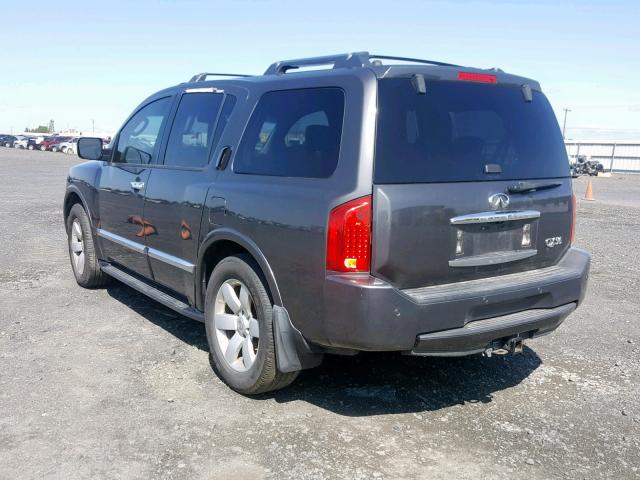 5N3AA08C74N809958 - 2004 INFINITI QX56 GRAY photo 3