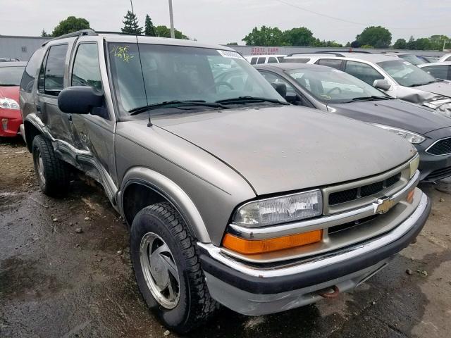 1GNDT13W912139507 - 2001 CHEVROLET BLAZER BEIGE photo 1