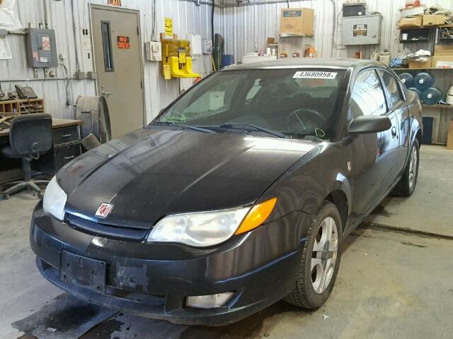 1G8AW12F64Z136431 - 2004 SATURN ION LEVEL BLACK photo 2