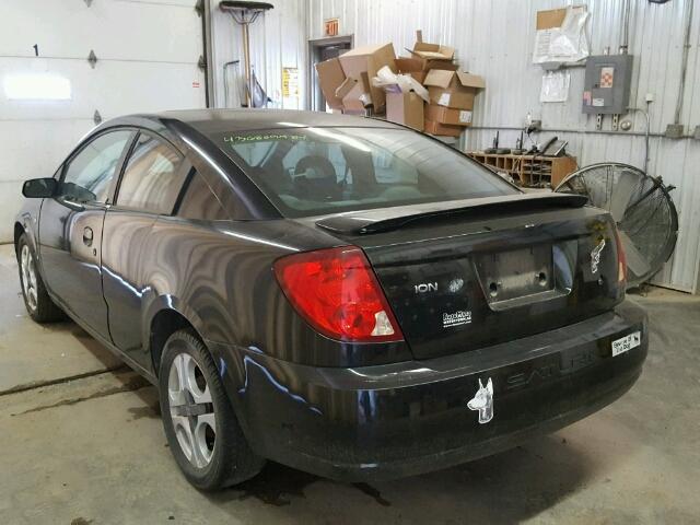 1G8AW12F64Z136431 - 2004 SATURN ION LEVEL BLACK photo 3