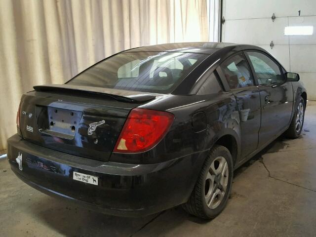 1G8AW12F64Z136431 - 2004 SATURN ION LEVEL BLACK photo 4
