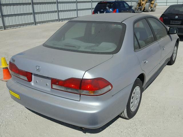 1HGCF86621A032144 - 2001 HONDA ACCORD VAL SILVER photo 4