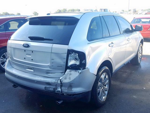 2FMDK38CX9BA91653 - 2009 FORD EDGE SEL SILVER photo 4